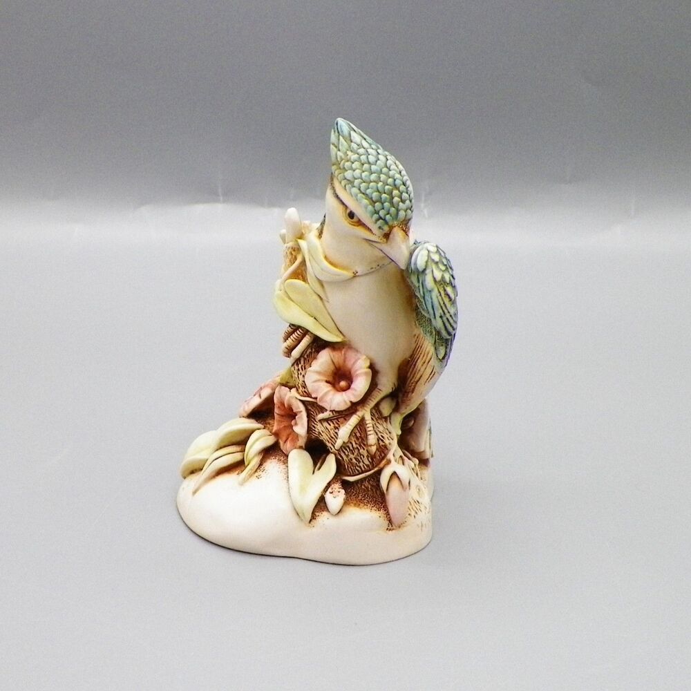 Vintage Harmony Kingdom Caw of the Wild Blue Jay Treasure Jest Figurine 1999